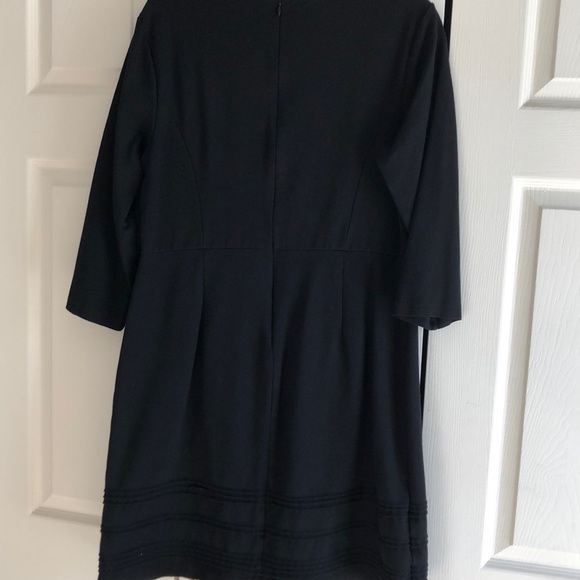 Ladies black knit dress Talbots size 12 - Picture 4 of 4